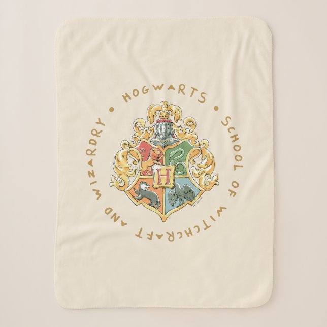 Cobertor Sherpa Escola de Magia e Bruxaria HOGWARTS™ (Frente)