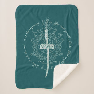 Cobertor Sherpa Espada Élfica ARWEN™ Citação
