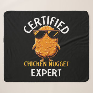 Cobertor Sherpa Especialista Certificado em Nuggets de Frango