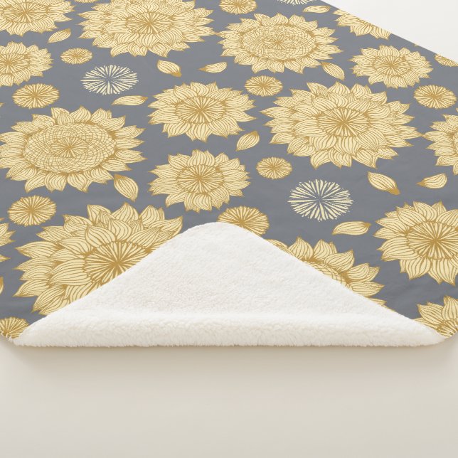 Cobertor Sherpa Espessura do Sol II Fundo Personalizado (3/4)