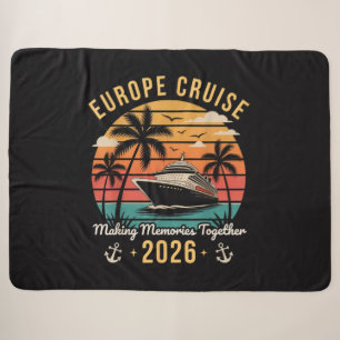 Cobertor Sherpa Esquadrão de Cruzeiro pela Europa 2026 Férias de F