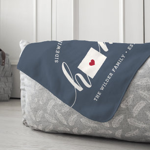 Cobertor Sherpa Estado do Colorado Home Personalizado