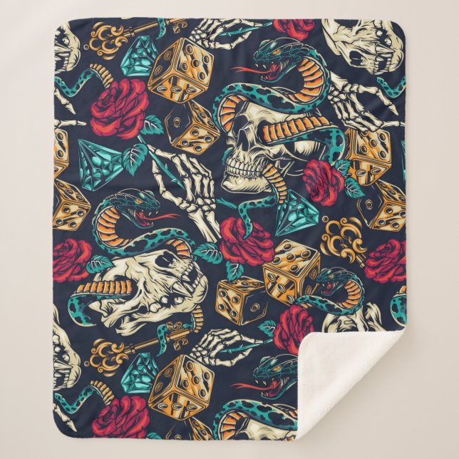 Cobertor Sherpa Estilo de Vida Retroativo (Frente)