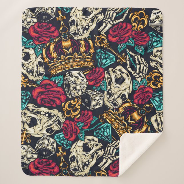 Cobertor Sherpa Estilo de Vida Retroativo (Frente)