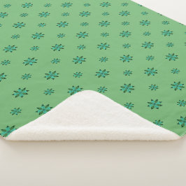 Cobertor Sherpa Estrela Verde
