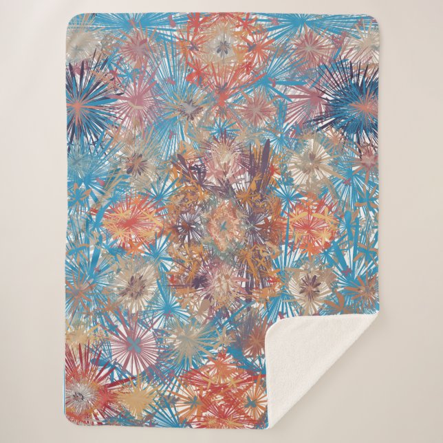 Cobertor Sherpa Estrelas brilhantes (Frente)