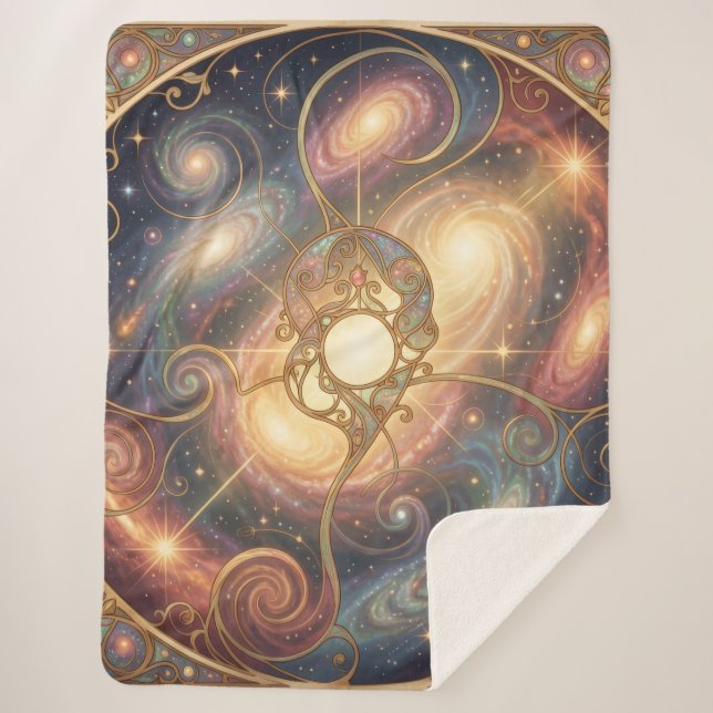 Cobertor Sherpa Ethereal Vision – Beyond Reality17 (Frente)