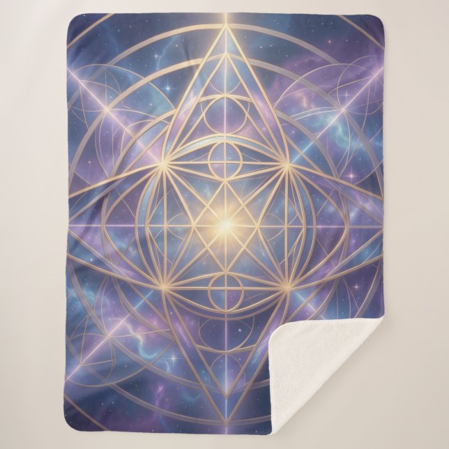 Cobertor Sherpa Ethereal Vision – Beyond Reality24 (Frente)
