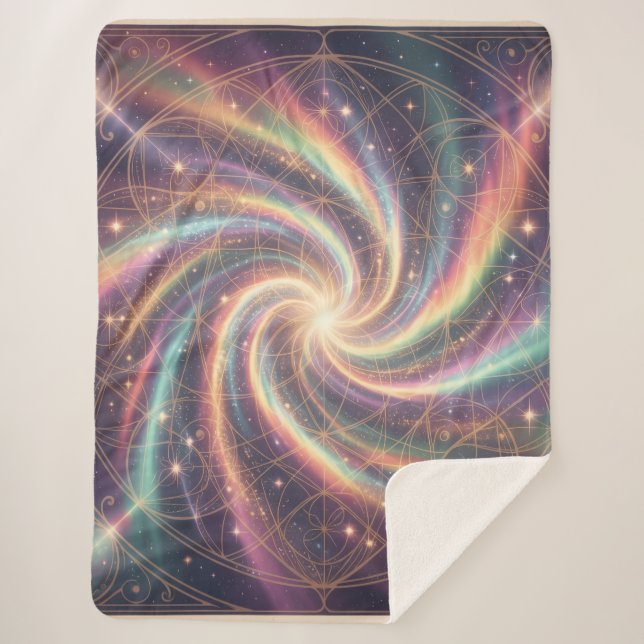 Cobertor Sherpa Ethereal Vision – Beyond Reality32 (Frente)