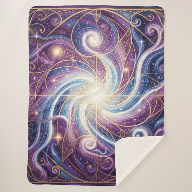 Cobertor Sherpa Ethereal Vision – Beyond Reality38 (Frente)