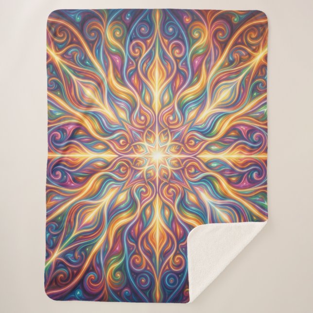 Cobertor Sherpa Ethereal Vision – Beyond Reality44 (Frente)