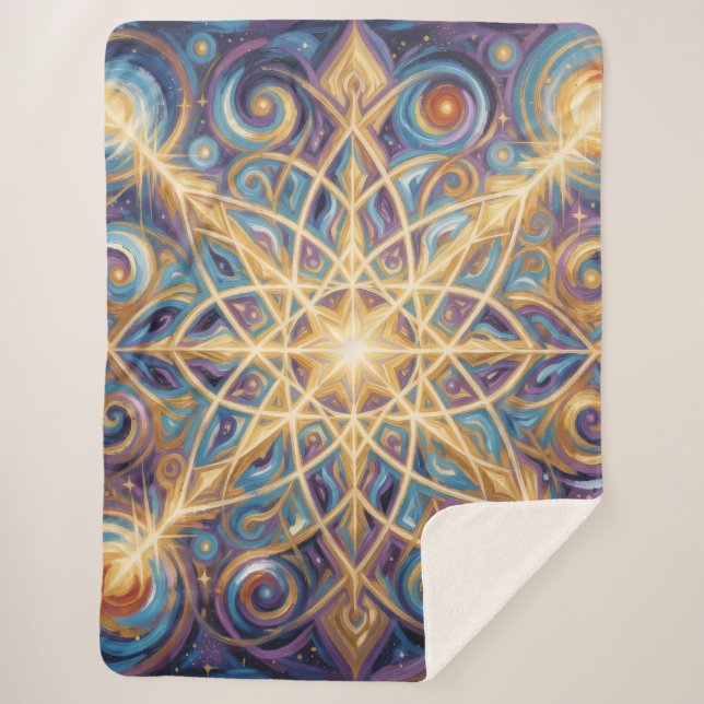 Cobertor Sherpa Ethereal Vision – Beyond Reality49 (Frente)