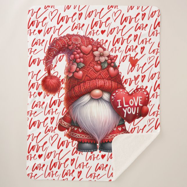 Cobertor Sherpa Eu Gnomo (Frente)