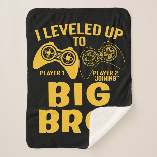 Cobertor Sherpa Eu Levei Para O Big Bro (Frente)