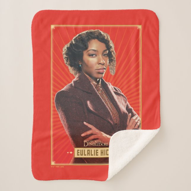 Cobertor Sherpa Eulalie Hicks Character Graphic (Frente)