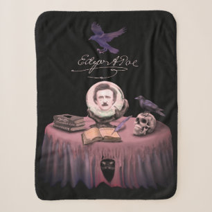 COBERTOR SHERPA EVOCANDO EDGAR ALLAN POE