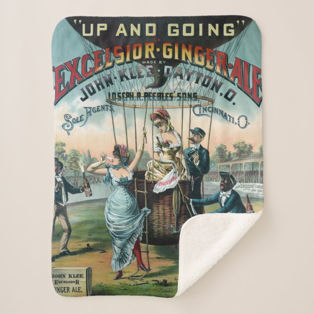 Cobertor Sherpa Excelsior Ginger Ale (Frente)