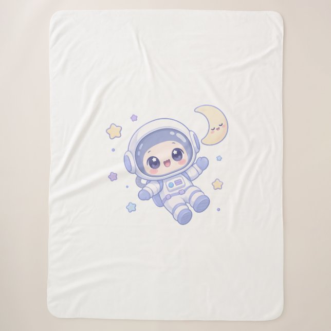 Cobertor Sherpa Explorador Espacial Minúsculo (Frente)