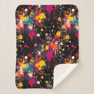 Cobertor Sherpa Explosão de cor