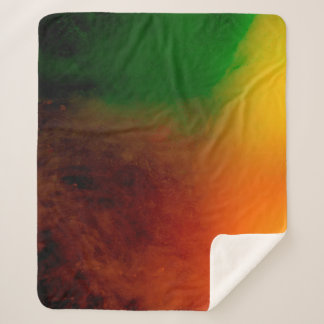 Cobertor Sherpa explosão de poeira abstrato num fundo preto