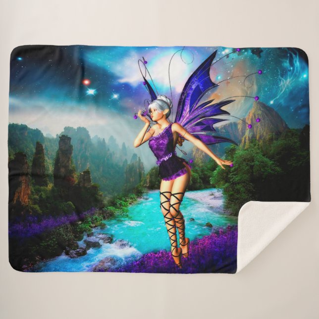 Cobertor Sherpa Fada (Frente (Horizontal))