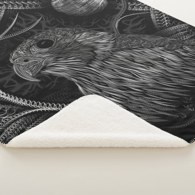 Cobertor Sherpa Falcão cheio (3/4)