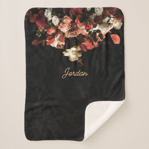 Cobertor Sherpa Fall Floral Fantasy