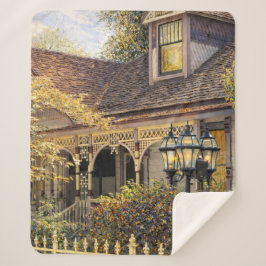 Cobertor Sherpa Fantasia Vitoriana Gingerbread I