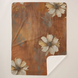 Cobertor Sherpa Farmácia de Cinzas de Porco Laranja Queimada