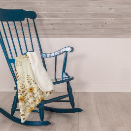 Cobertor Sherpa Farmhouse Floral Sherpa Blanket