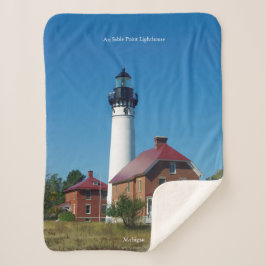 Cobertor Sherpa Farol de Au Sable Point