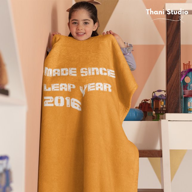 Cobertor Sherpa Feita Desde O Ano Leap.. 29 de fevereiro (Criador carregado)