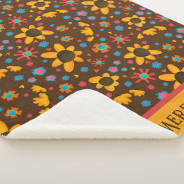 Cobertor Sherpa Feliz Daisies - Inspirividade do Padrão