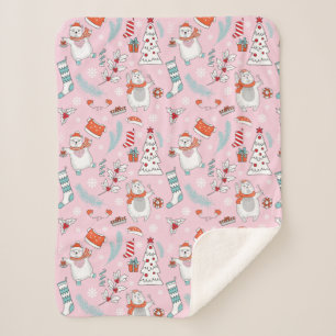 Cobertor Sherpa Feliz Natal Sherpa Blanket