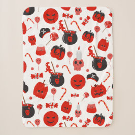 Cobertor Sherpa Feliz Truque Ou Tratamento De Halloween