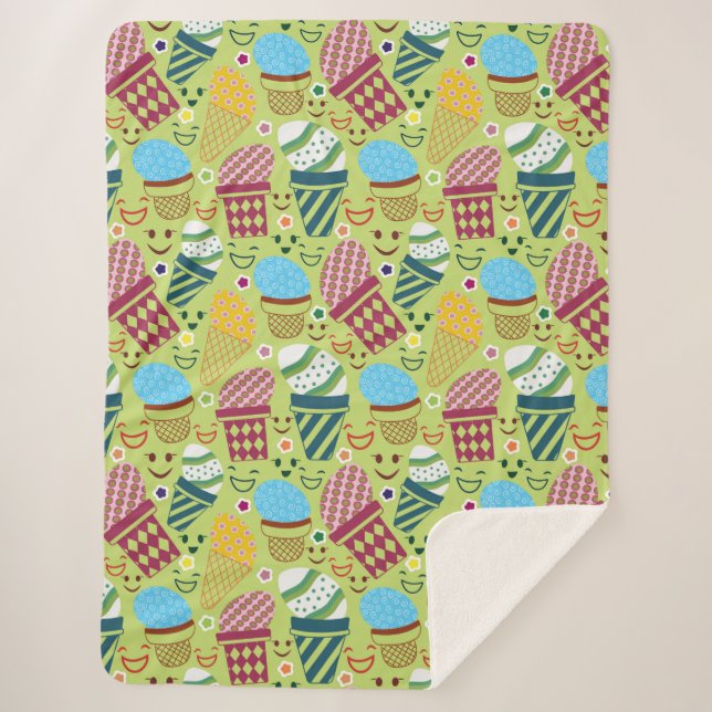 Cobertor Sherpa Felz pascoa (Frente)