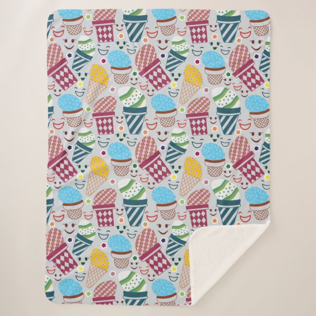 Cobertor Sherpa Felz pascoa (Frente)