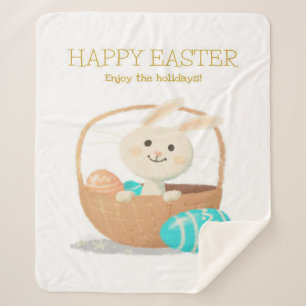 Cobertor Sherpa Felz pascoa Aproveite As Férias! Ovos de Coelho