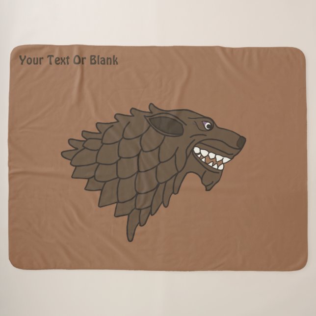 Cobertor Sherpa Fenrir/Fenriswolf (Frente (Horizontal))