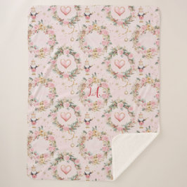 Cobertor Sherpa Feriado - Feliz rosa - Friturado - Fateiro - Frita