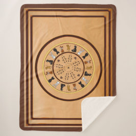 Cobertor Sherpa figdewdrop nutty bullseye Sherpa Blanket 