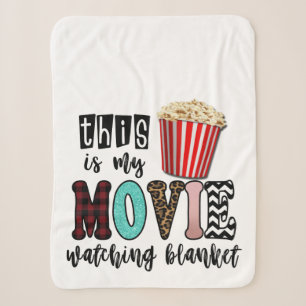Cobertor Sherpa Filme em branco