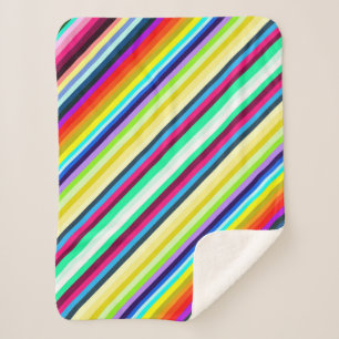 Cobertor Sherpa Flanco de Stripey 30"x40"