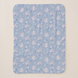Cobertor Sherpa Fleece com Padrão Kawaii de Ovelha
