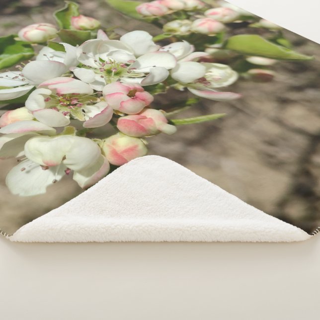 Cobertor Sherpa Flor de macacos (3/4)