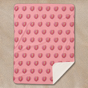 Cobertor Sherpa Flor Red Anthurium Sem Olho