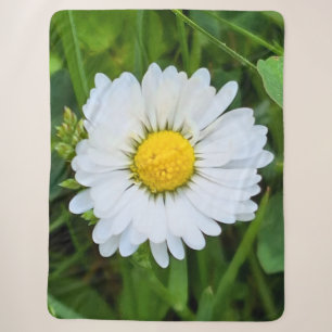 Cobertor Sherpa Flor Silvestre Romênia – Fotografia Macro Botânica