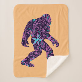 COBERTOR SHERPA FLORAL BIGFOOT