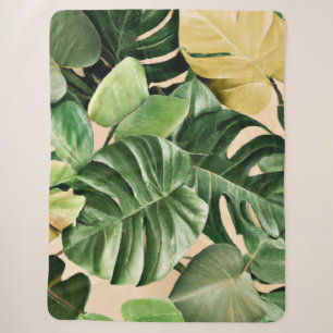Cobertor Sherpa Floral/Havaí/Folha tropical