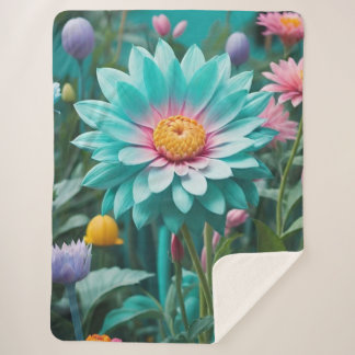 Cobertor Sherpa Floral Sherpa Blanket